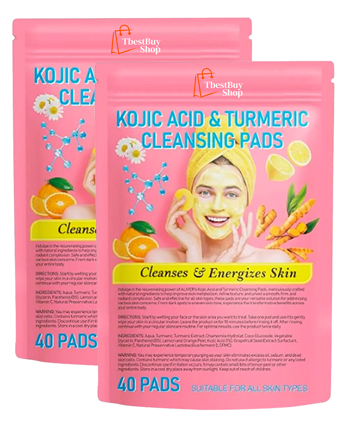 Turmeric Kojic Acid Cleansing Pads