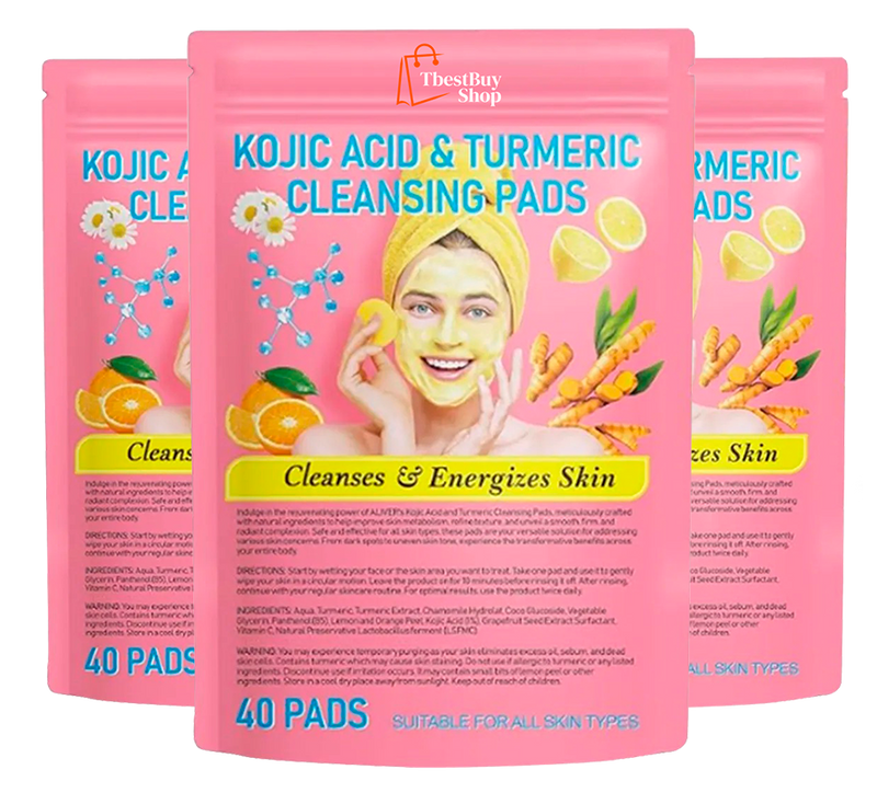 Turmeric Kojic Acid Cleansing Pads