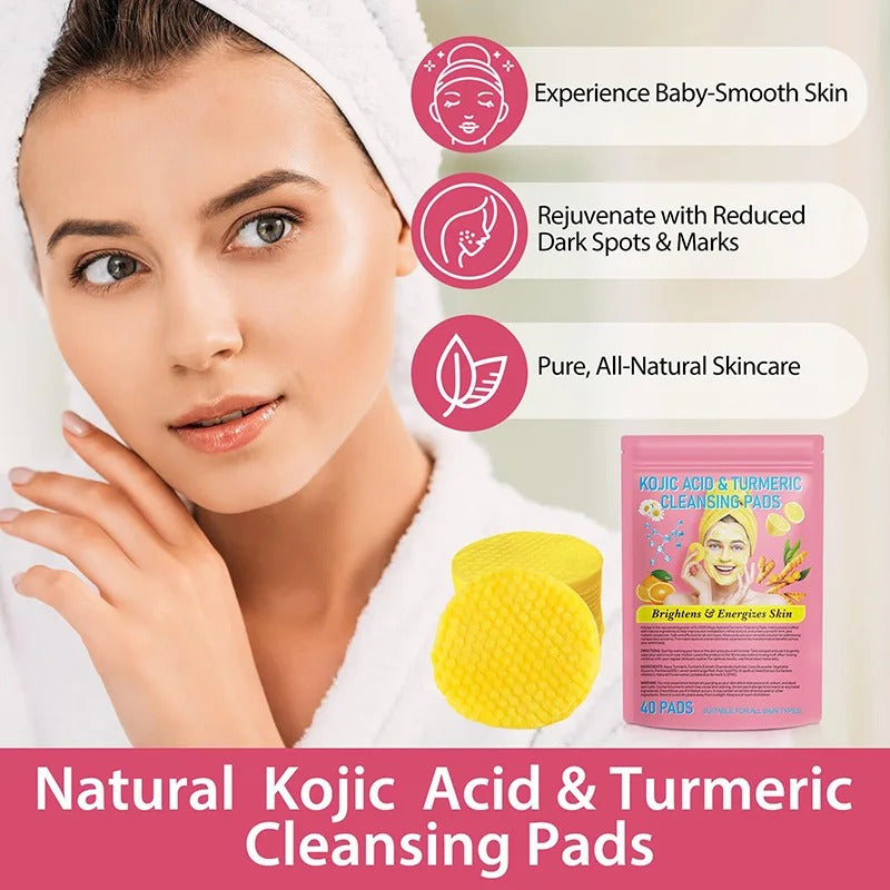 Turmeric Kojic Acid Cleansing Pads